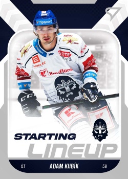 Adam Kubik Kladno Tipsport ELH 2022/23 SportZoo 2. serie Starting LINEUP #SL-82